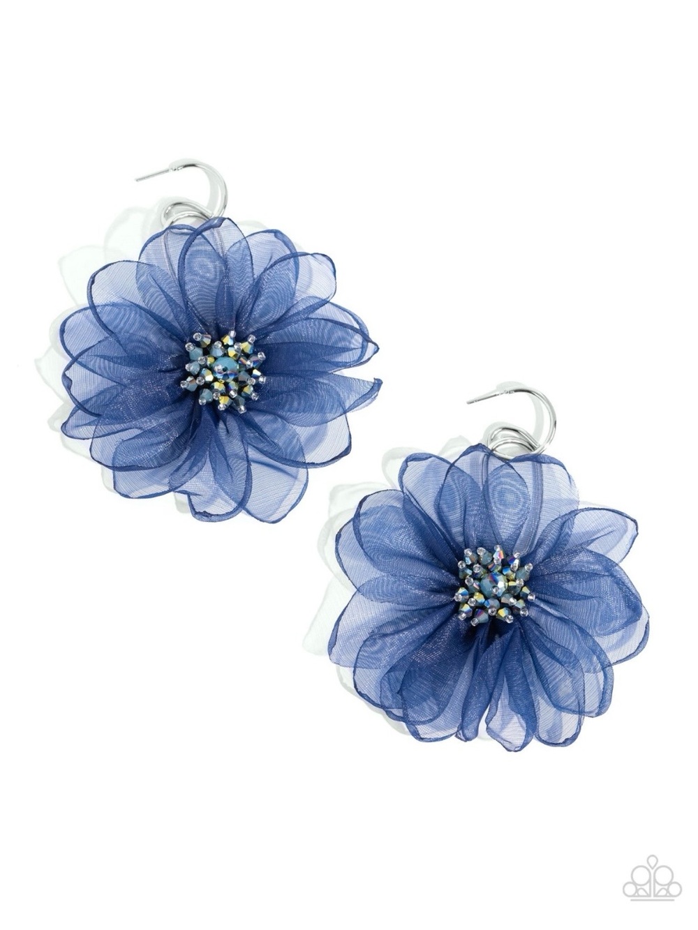 💎🆕PAPARAZZI "COSMOPOLITAN CHIFFON" BLUE EARRINGS